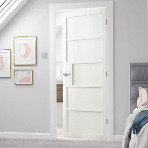 JB Kind Metro White Industrial Style Internal Door - Pre Finished