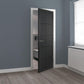 JB Kind Plaza Black Industrial Style Internal Door - Pre Finished