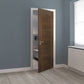 JB Kind Mistral Walnut 3 Pane FD30 Fire Door - Pre Finished
