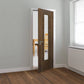 JB Kind Mistral Walnut Veneer Glazed Internal Door - Pre Finished