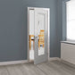 JB Kind Belton Glazed Classic Panelled White Primed Internal Door