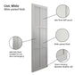 JB Kind Civic White Industrial Style Internal Door - Pre Finished