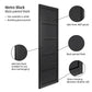 JB Kind Metro Black Industrial Style Internal Door - Pre Finished