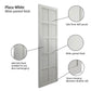 JB Kind Plaza White Industrial Style Internal Door - Pre Finished