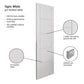 JB Kind Tigris White Painted 5 Panel FD30 Fire Door - Pre Finished