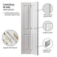JB Kind Canterbury Grained White Primed Moulded Bi-fold Door