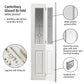 JB Kind Canterbury Glazed White Primed Moulded Bi-fold Door