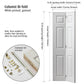 JB Kind Colonist Grained White Primed Internal Bi-fold Doors