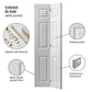 JB Kind Colonist Grained White Primed Internal Bi-fold Doors