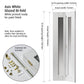 JB Kind Axis Glazed White Primed Shaker Style Bi-Fold Door