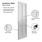 JB Kind Rushmore White Primed Shaker Style FD30 Fire Door