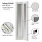 JB Kind Tobago Glazed White Primed Shaker Style Bi-fold Door