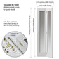 JB Kind Tobago Glazed White Primed Shaker Style Bi-fold Door