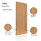 JB Kind Hudson Oak Laminate Internal FD30 Fire Door - Pre Finished