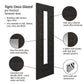 JB Kind Tigris Dark Grey Glazed Internal Door - Pre Finished