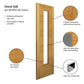 JB Kind Emral Oak Glazed FD30 Fire Door - Pre Finished