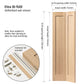 JB Kind Etna Oak Bi-Fold Internal Door - Unfinished