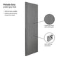 JB Kind Pintado Grey Painted Flush FD30 Fire Door - Pre Finished