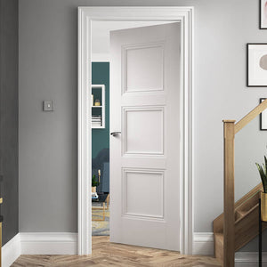 JB Kind Catton Classic Panelled White Primed FD30 Fire Door