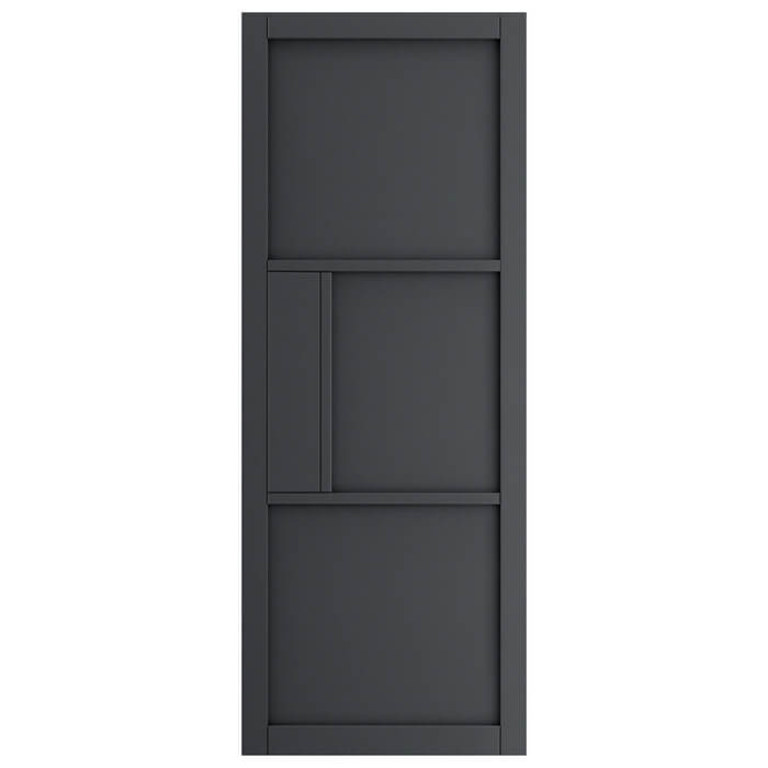 JB Kind Cosmo Graphite Grey Industrial Style Internal Door - Pre Finished