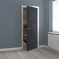 JB Kind Cosmo Graphite Grey Industrial Style Internal Door - Pre Finished