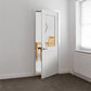 JB Kind Thames White Primed 1/2 Light Glazed Internal Door