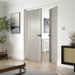 JB Kind Aria Grey Laminate Internal FD30 Fire Door - Pre Finished