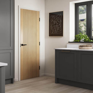 JB Kind Aria Oak Laminate Internal Door - Pre Finished