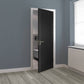 JB Kind Aria Black Laminate Internal Door - Pre Finished