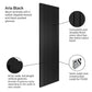 JB Kind Aria Black Laminate Internal FD30 Fire Door - Pre Finished