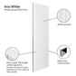 JB Kind Aria White Primed FD30 Fire Door