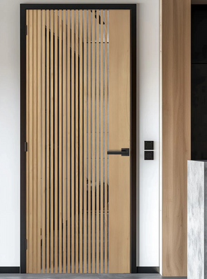 LPD Melbourne Glazed Modern Oak Internal Door - Pre Finished