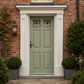 Mendes Hardwood Colonial Top Light External Door - Unfinished
