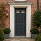 Mendes Hardwood Colonial Top Light External Door - Unfinished
