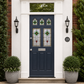 Mendes Hardwood Ealing Rose External Door - Unfinished
