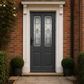 Mendes Hardwood Edwardian Blue External Door - Unfinished