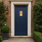 Mendes Hardwood Hillingdon Lead Light External Door - Unfinished