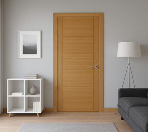 Mendes ISEO Deluxe Quarter Cut Internal Oak Door - Pre Finished