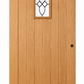 Mendes Oak Cottage External Door - Unfinished