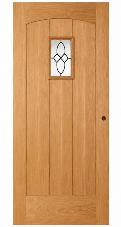 Mendes Oak Cottage External Door - Unfinished