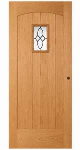 Mendes Oak Cottage External Door - Unfinished