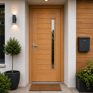 Mendes Oak Oslo External Door - Unfinished