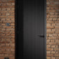 LPD Montreal Black Laminate FD30 Fire Door - Pre Finished
