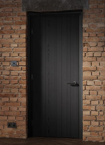 LPD Montreal Black Laminate Internal Door - Pre Finished