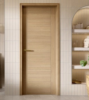 LPD Carini 7 Panel Oak Internal Door - Unfinished