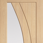LPD Girona Oak Glazed Internal Door - Pre Finished