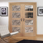 XL Joinery Shaker Oak Door Pair with Clear Glass - Unfinished