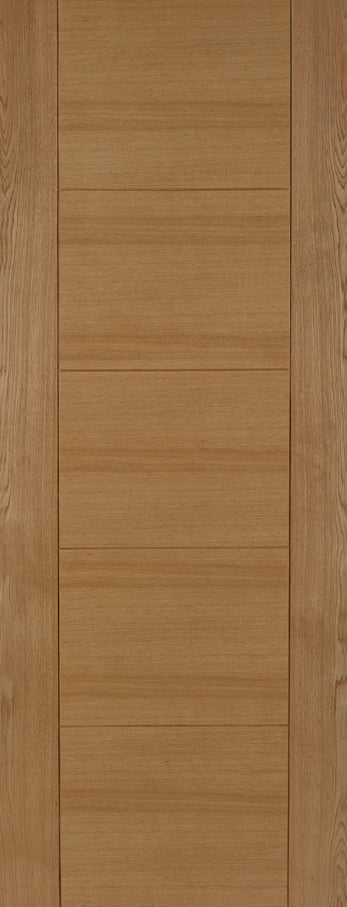 Mendes ISEO Deluxe Quarter Cut Oak FD30 Fire Door - Pre Finished