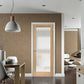 LPD Pattern 10 Frosted Glass 1L Oak Internal Door - Unfinished