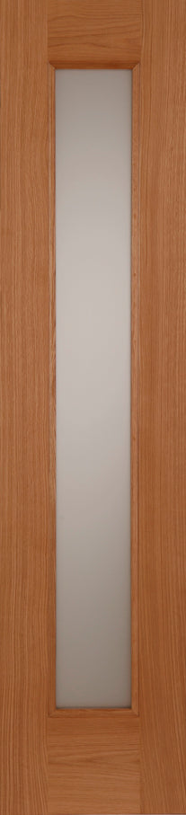 Mendes Oak Contemporary Sidelight - Unfinished